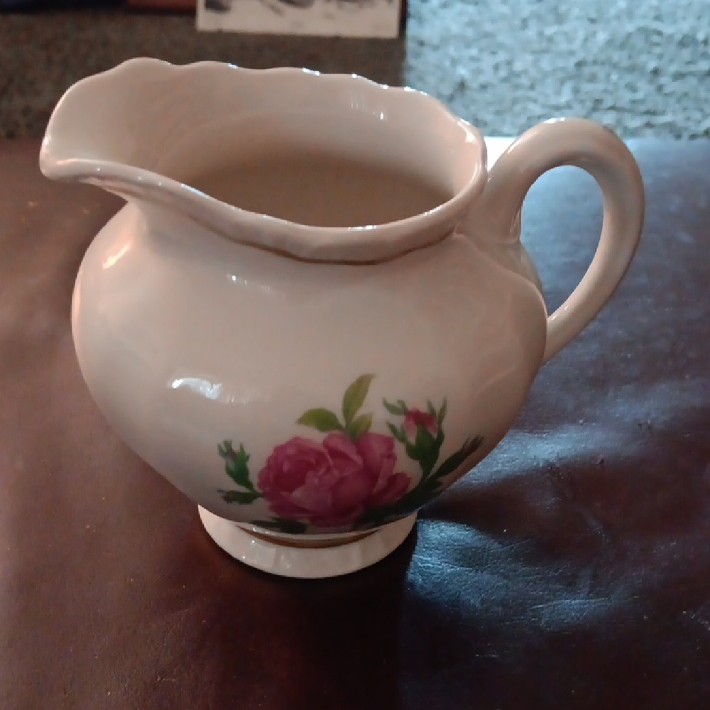 Floral Ceramic Pitcher